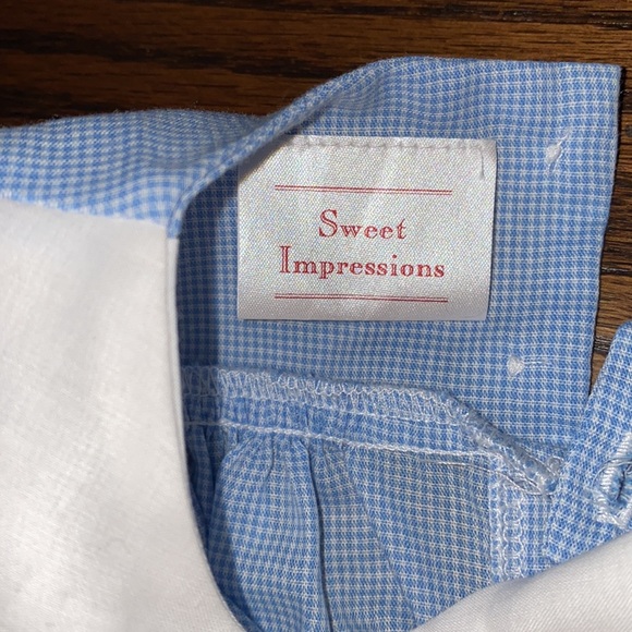 NWT Sweet Impressions Pleated Airplane Day Gown - Picture 4 of 5